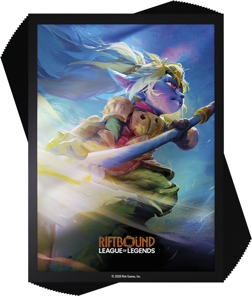 Riftbound - Unleashed (S3) - Art Sleeves - Poppy, Keeper of the Hammer (100 pochettes)