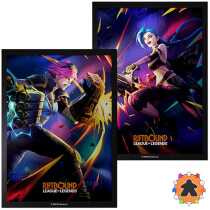 Riftbound - Vendetta Art Sleeves - Vi vs Jinx (50+50 sleeves)