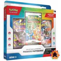 Pokémon - Coffret Illustration - Premiers partenaires - Série 3 (3 boosters + 1 booster promo - FR)