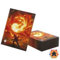 Gamegenic - MTG Strixhaven - Premium Art Sleeves - Montagne (Moutains)