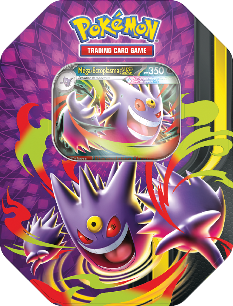 Pokémon - Pokebox - Méga Ectoplasma Ex ou Méga-mélodelfe Ex (4 boosters - FR)