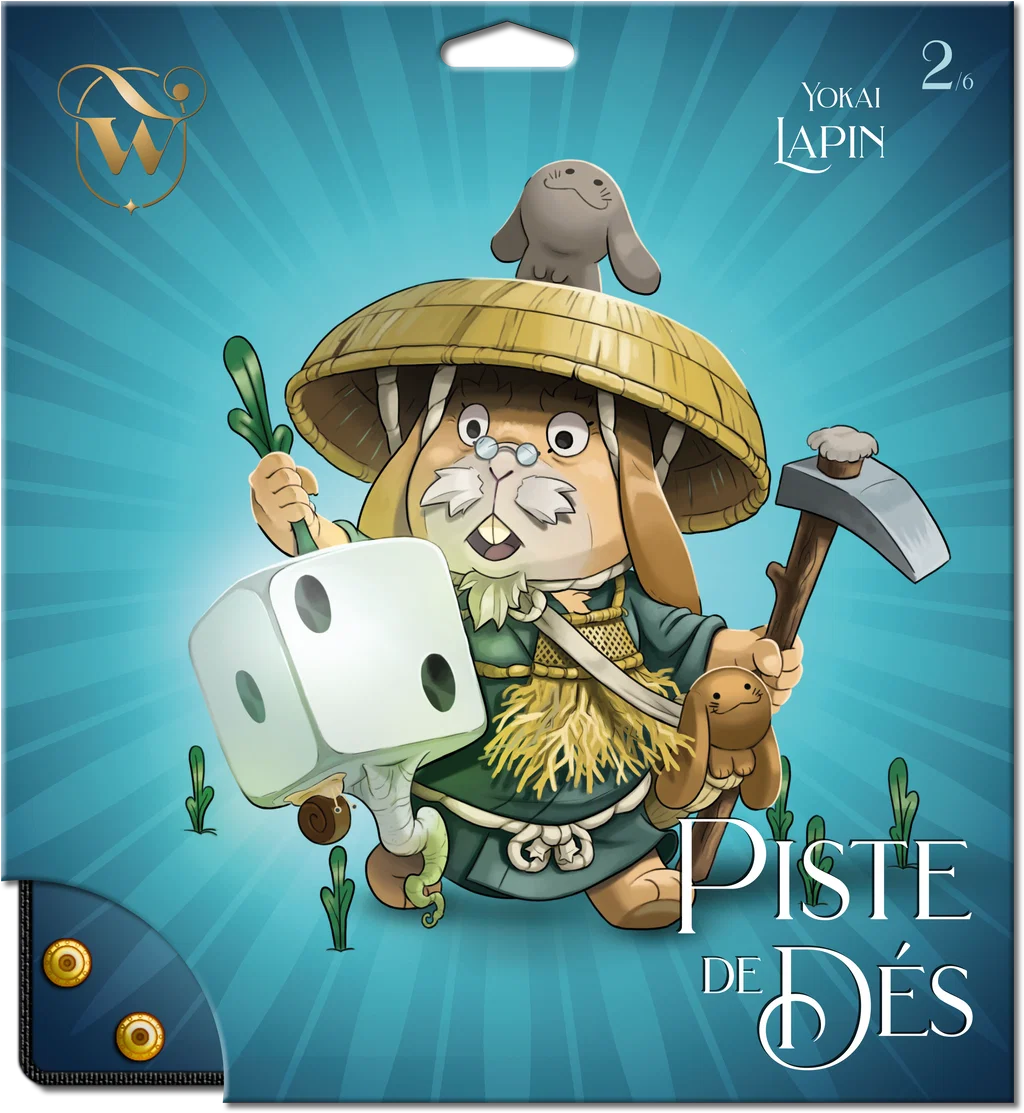 Piste de dés Yokaï - Panda roux