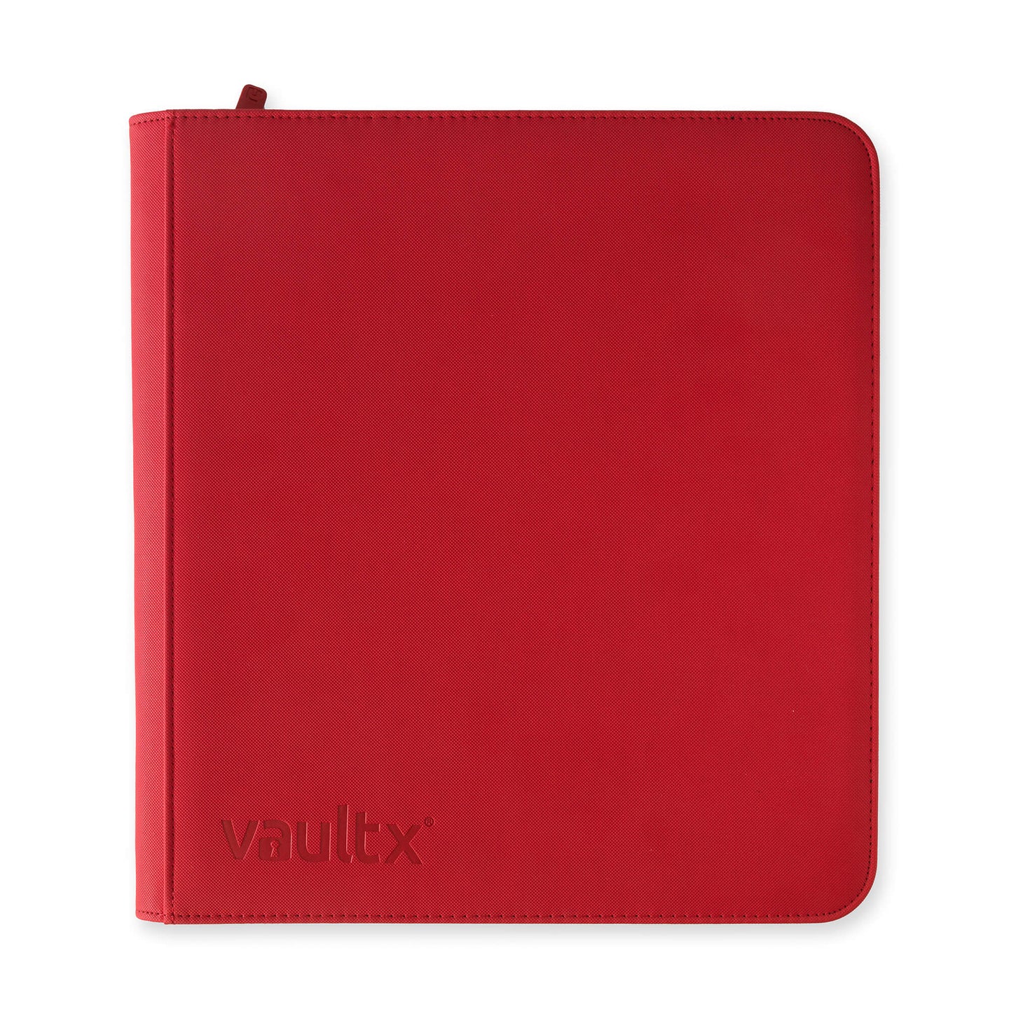 Vault X – Exo-Tec Zip Binder 12-Pocket – Fire Red