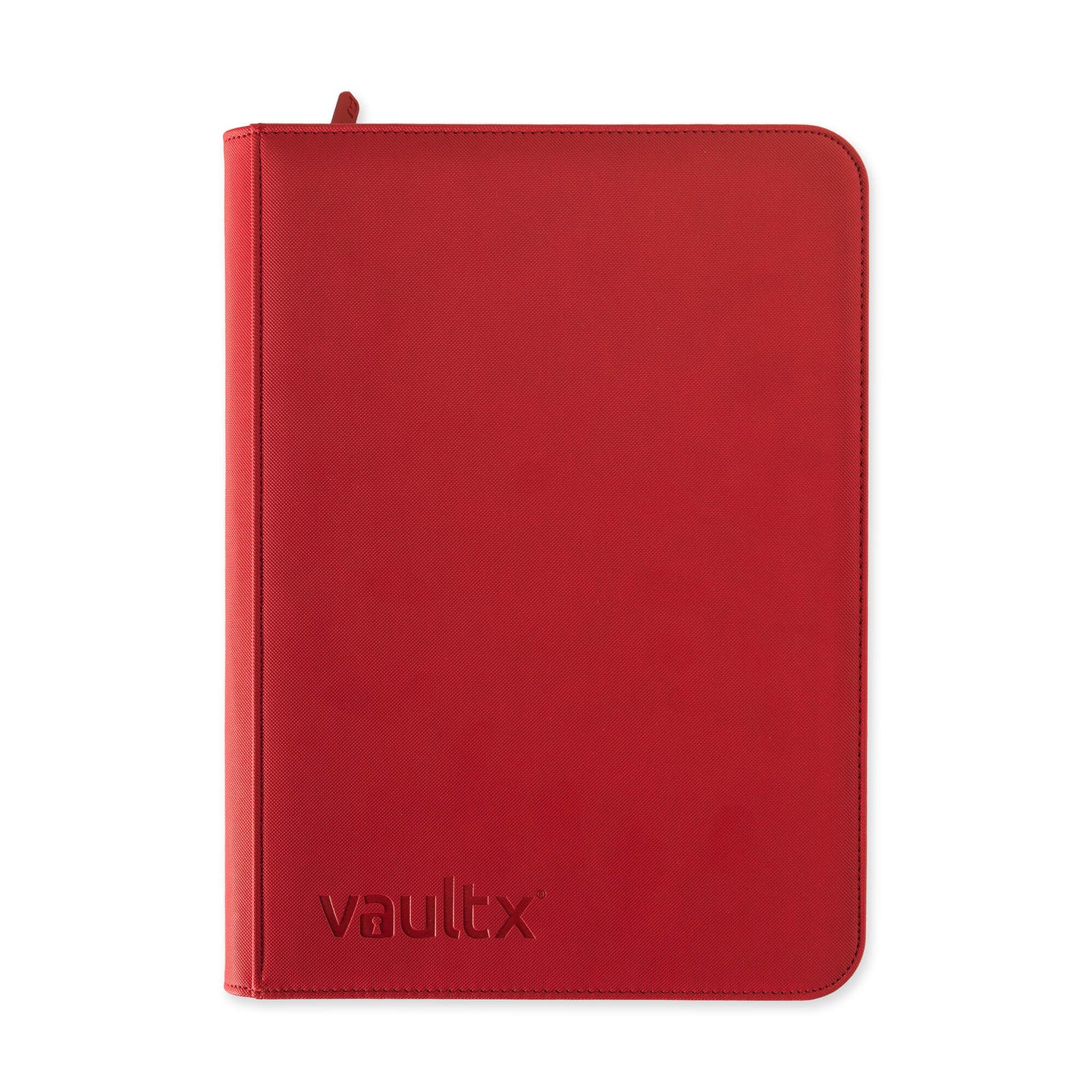 Vault X – Exo-Tec Zip Binder 9-Pocket – Fire Red