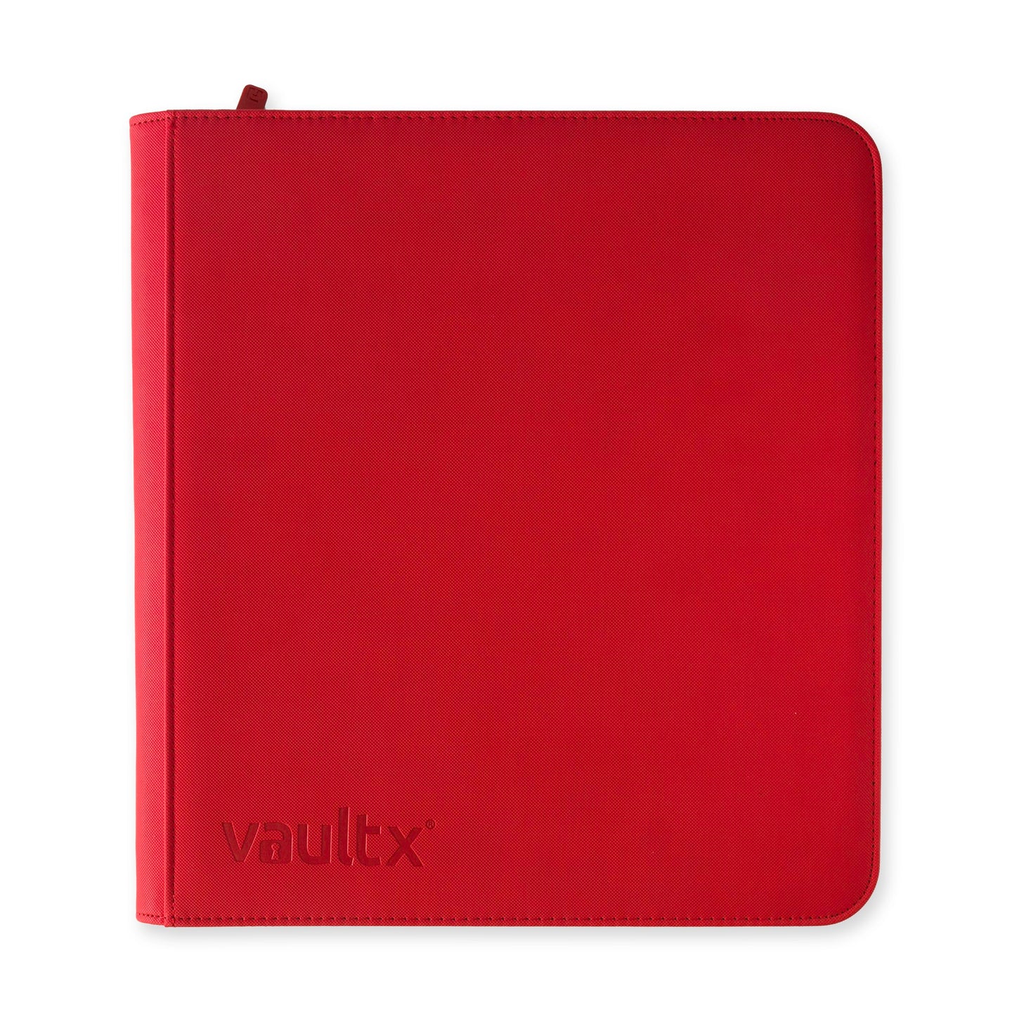 Vault X – Exo-Tec Zip Binder XL 12-Pocket – Fire Red