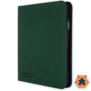 Vault X – Exo-Tec Zip Binder XL 12-Pocket – Forest Green