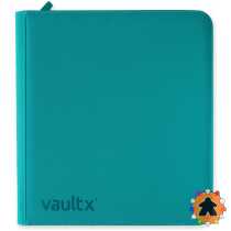 Vault X – Exo-Tec Zip Binder 12-Pocket – Ocean Blue