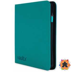 Vault X – Exo-Tec Zip Binder 12-Pocket – Ocean Blue