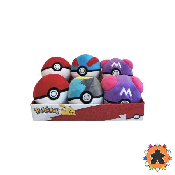 Pokémon – Peluche Poké Ball – 10 cm – Modèle aléatoire