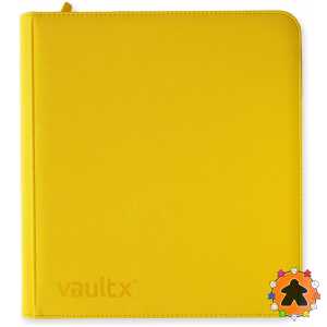 Vault X – Exo-Tec Zip Binder 12-Pocket – Sunrise Yellow