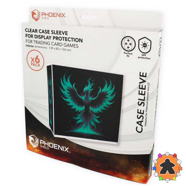Phoenix Shield – Lot de 6 protections PVC pour Display Pokémon