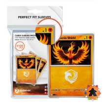 Phoenix Shield – 100 Sleeves Perfect Fit (64 × 89 mm)