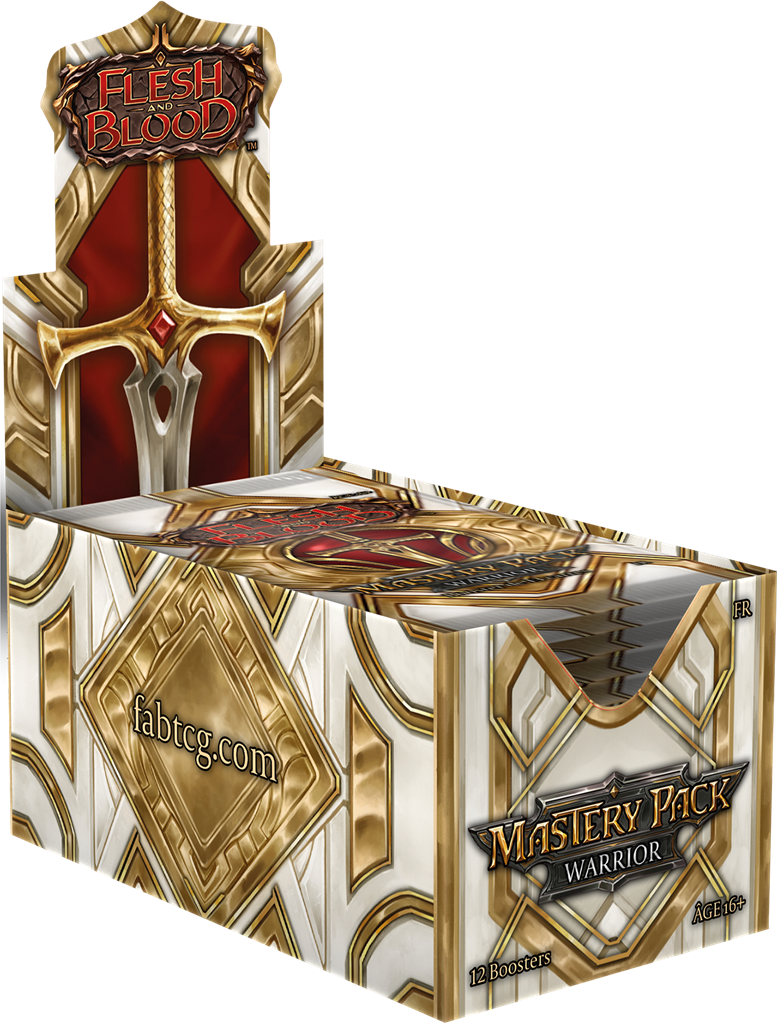 Flesh & Blood (FAB) – Mastery Pack: Warrior – Boite de 12 Boosters (Display - FR)