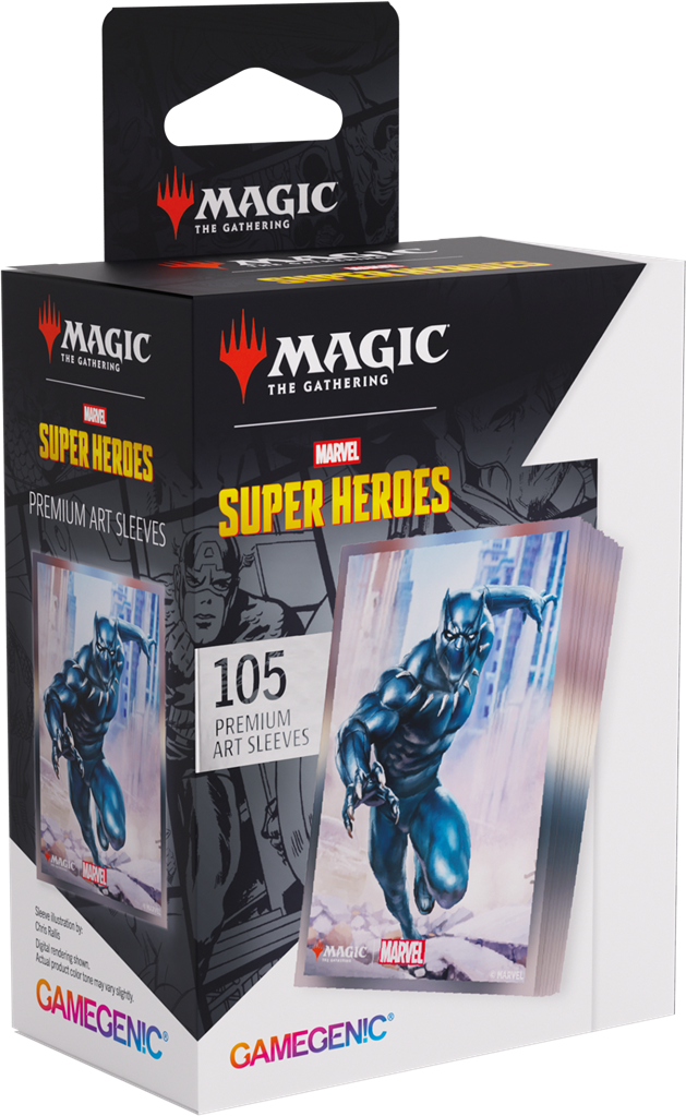 Gamegenic - MTG Marvel Super Heroes - Premium Art Sleeves - Black Panther