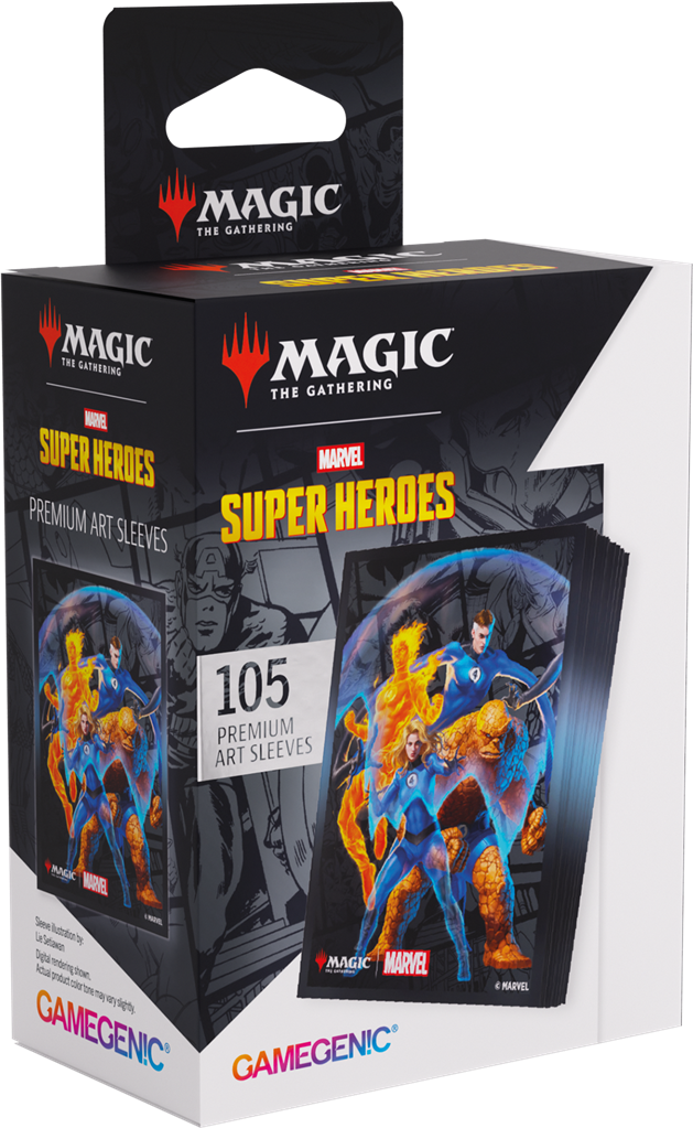 Gamegenic - MTG Marvel Super Heroes - Premium Art Sleeves - The Fantastic Four