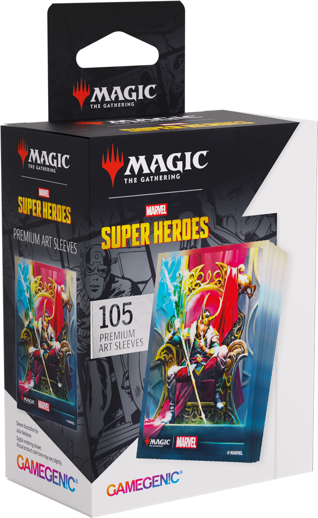 Gamegenic - MTG Marvel Super Heroes - Premium Art Sleeves - Loki Laufeyson