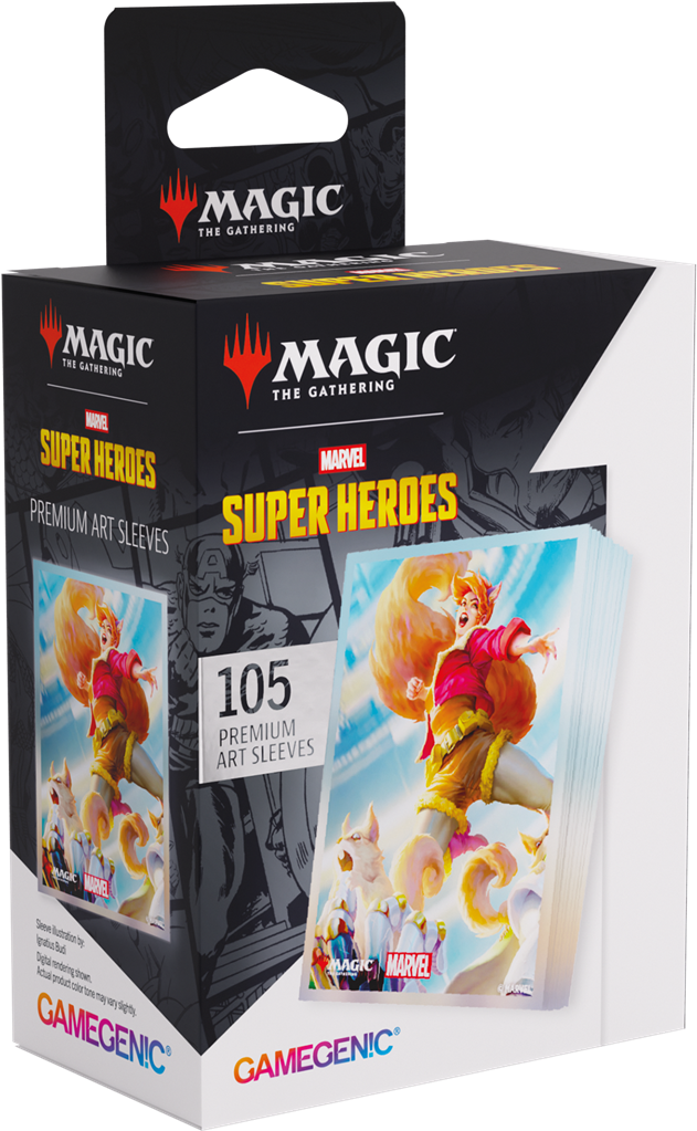 Gamegenic - MTG Marvel Super Heroes - Premium Art Sleeves - Go Nuts!