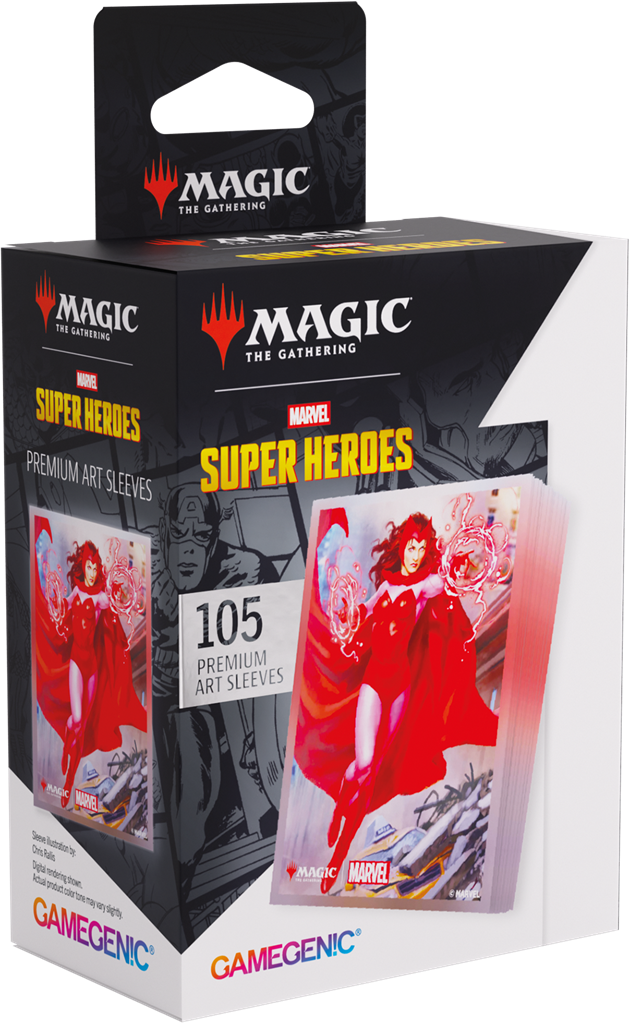 Gamegenic - MTG Marvel Super Heroes - Premium Art Sleeves - The Scarlet Witch