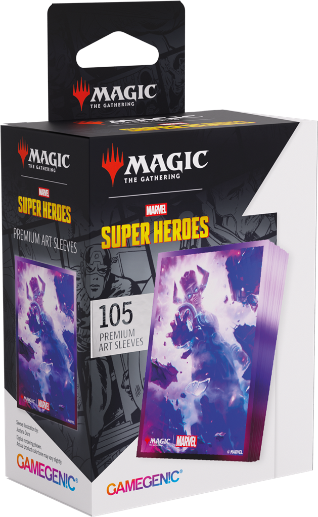 Gamegenic - MTG Marvel Super Heroes - Premium Art Sleeves - Galactus Token
