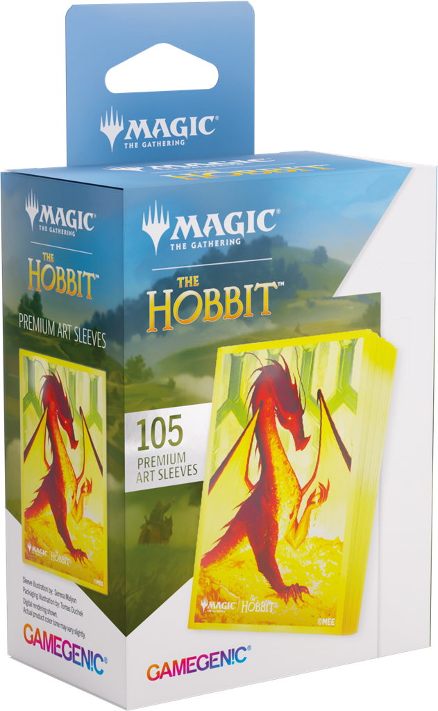 Gamegenic - MTG The Hobbit - Premium Art Sleeves - Smaug the Golden