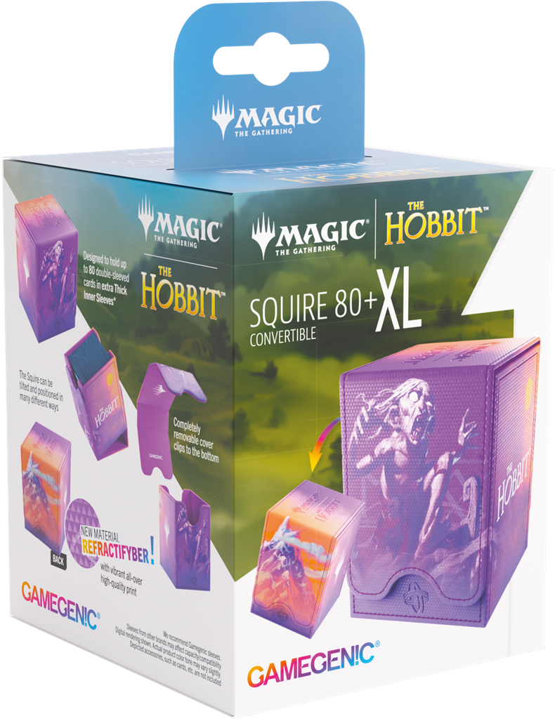 Gamegenic - MTG The Hobbit - Squire 80+ XL - Gollum, Riddle Master / The Lonely Mountain
