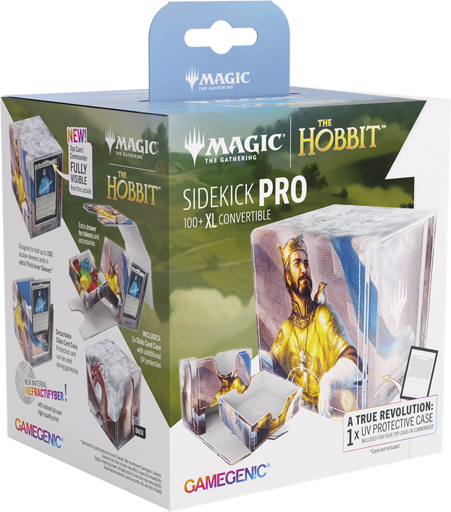 Gamegenic - MTG The Hobbit - Sidekick PRO 100+ XL - Bard, King of Dale / Smaug, Wicked Worm