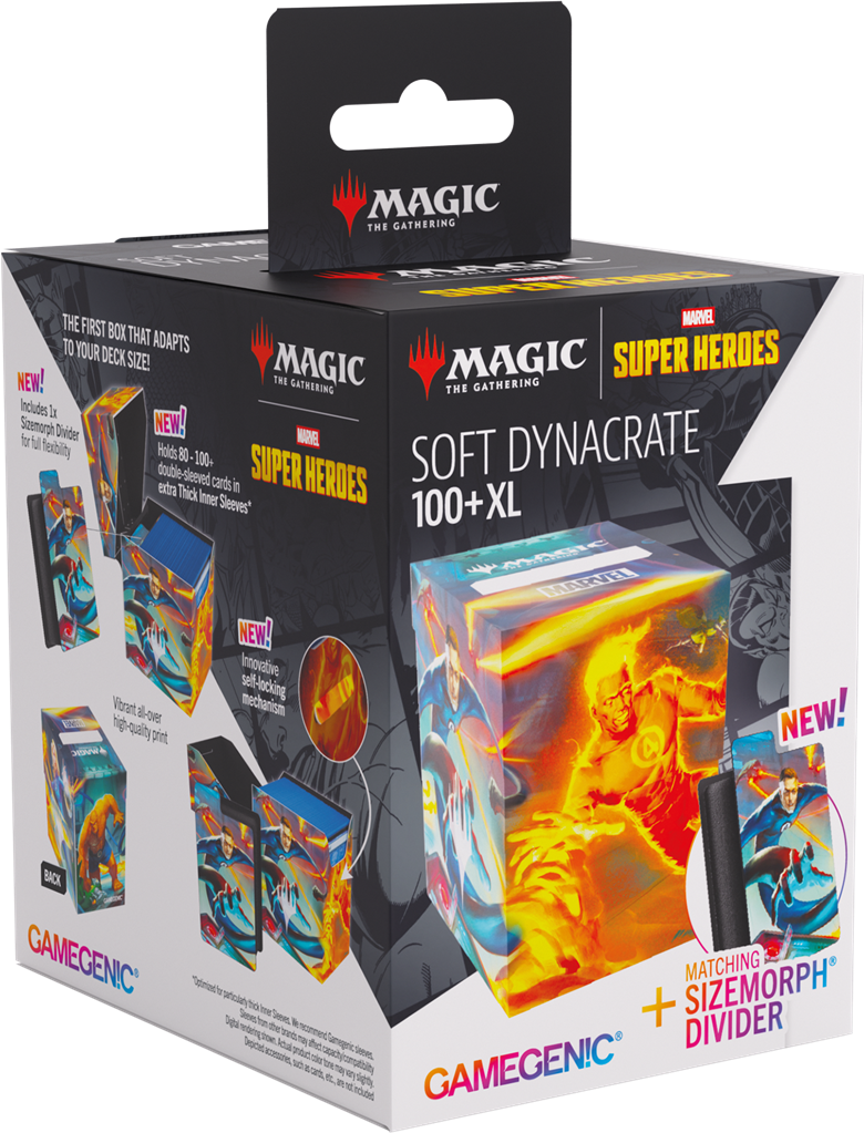 Gamegenic - MTG Marvel Super Heroes - Soft Dynacrate 100+ XL - Fantastic Four Unleashed