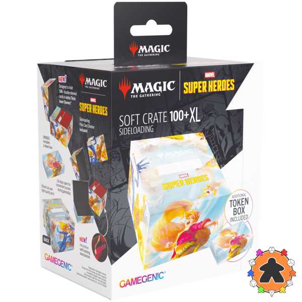 Gamegenic - MTG Marvel Super Heroes - Soft Crate 100+ XL Sideloading – The Fantastic Four / Go Nuts!