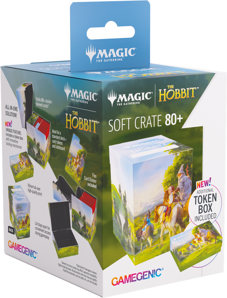 Gamegenic - MTG The Hobbit - Soft Crate 80+ – Leaving Hobbiton / Troop of Ponies