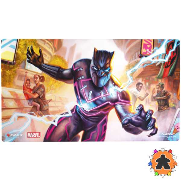 Gamegenic - MTG Marvel Super Heroes - Shiny Playmat - Striking Black Panther