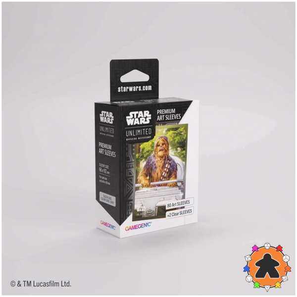 Gamegenic - Star Wars Unlimited - Premium Art Sleeves - Chewbacca - 80+2 protège-cartes