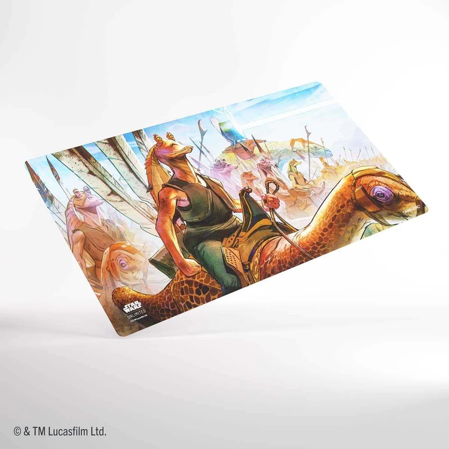 Gamegenic - Star Wars Unlimited - Game Mat - Jar Jar Binks - Tapis de jeu (61x35 cm - Playmat)