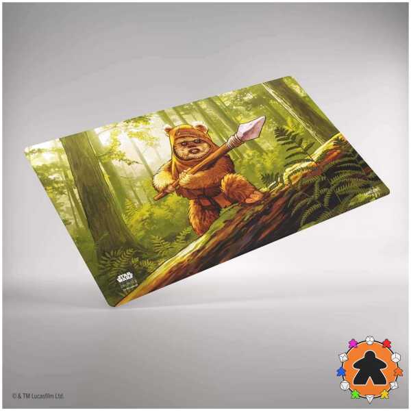 Gamegenic - Star Wars Unlimited - Double-Sided Game Mat - Wicket / Ewok Archers - Tapis de jeu double face (61x35 cm - Playmat)