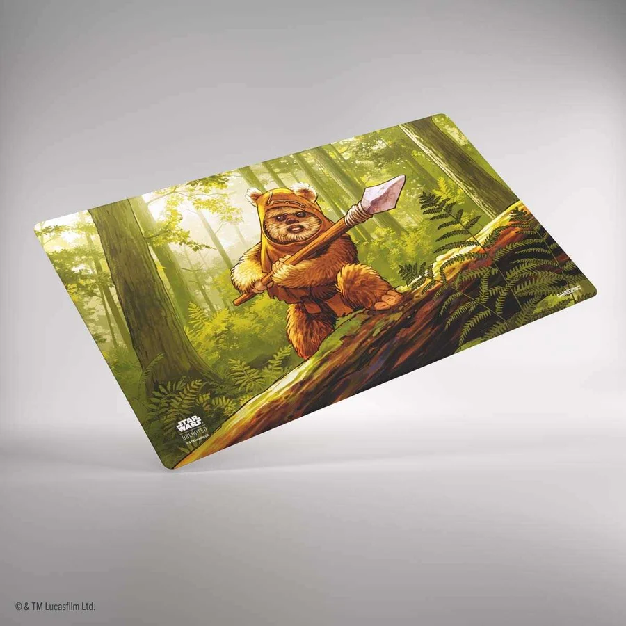 Gamegenic - Star Wars Unlimited - Double-Sided Game Mat - Wicket / Ewok Archers - Tapis de jeu double face (61x35 cm - Playmat)