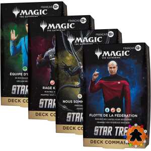 MTG - Star Trek - Lot de 4 decks commander différents (FR)