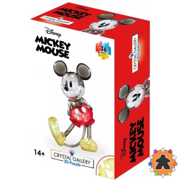 Crystal Gallery Disney - Puzzle 3D 36 pièces - Mickey Mouse