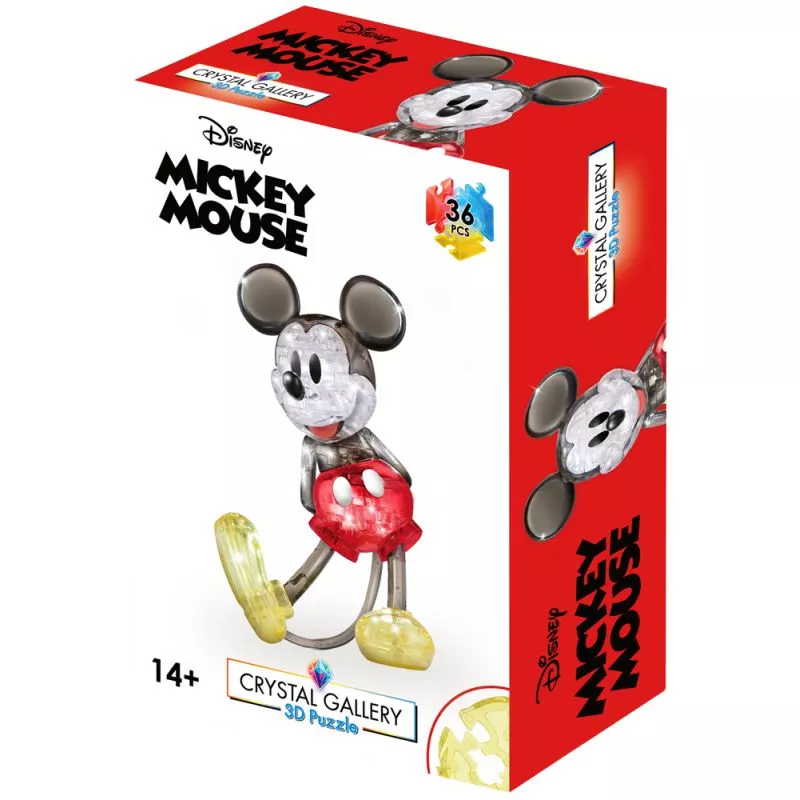 Crystal Gallery Disney - Puzzle 3D 36 pièces - Mickey Mouse