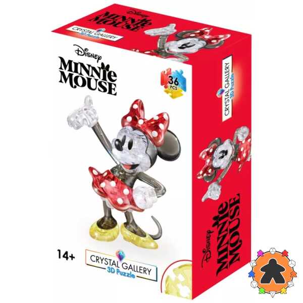 Crystal Gallery Disney - Puzzle 3D 36 pièces - Minnie Mouse