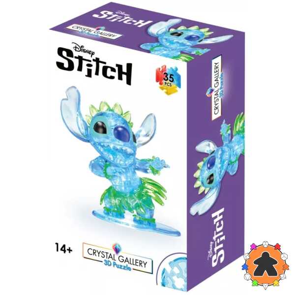 Crystal Gallery Disney - Puzzle 3D 35 pièces - Stitch
