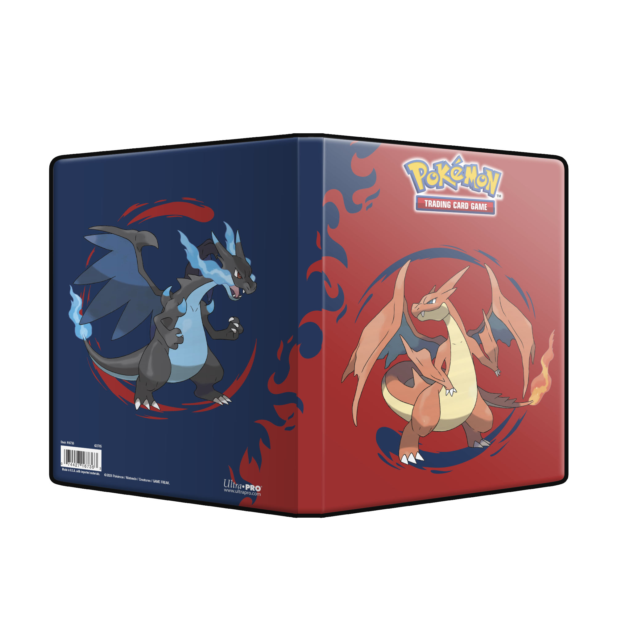 Ultra Pro - Pokémon JCC - Méga-Dracaufeu X et Y - Portfolio 4 pochettes - 80 cartes
