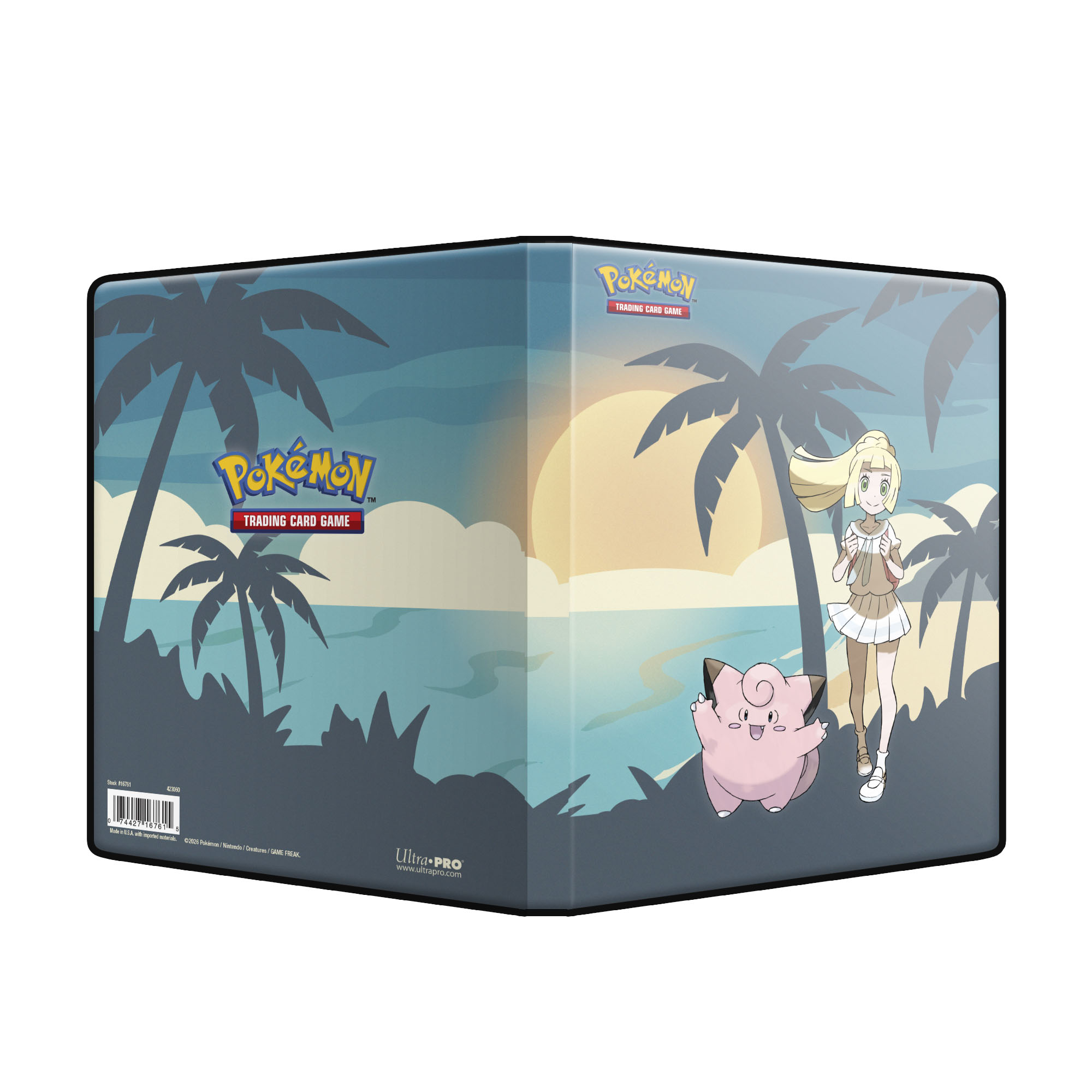 Ultra Pro - Pokémon JCC - Lilie et Mélofée - Portfolio 4 pochettes - 80 cartes