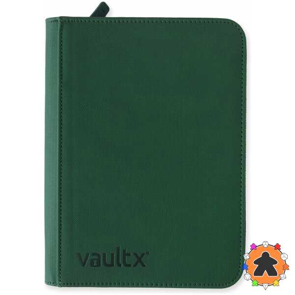 Vault X - Exo-Tec Zip Binder 4-Pocket - Vert Forêt (160 cartes)