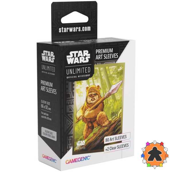 Gamegenic - Star Wars Unlimited - Premium Art Sleeves - Wicket - 80+2 protège-cartes