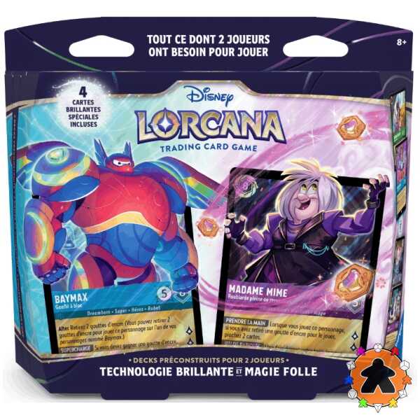 Lorcana - Hyperia City (S14) - Coffret de Démarrage 2 Joueurs – Baymax & Madame Mim (FR)