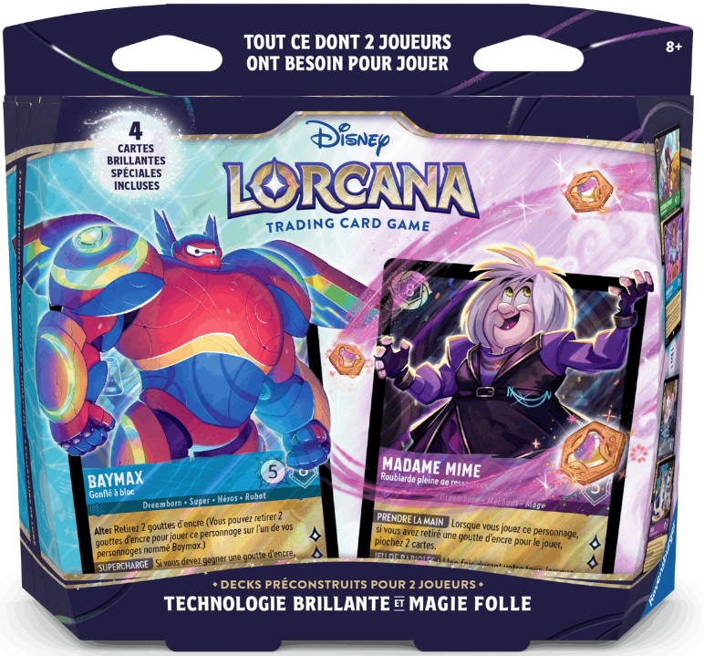 Lorcana - Hyperia City (S14) - Coffret de Démarrage 2 Joueurs – Baymax & Madame Mim (FR)