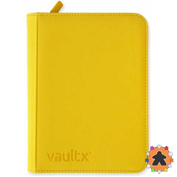 Vault X - Exo-Tec Zip Binder 4-Pocket - Jaune Soleil (160 cartes)