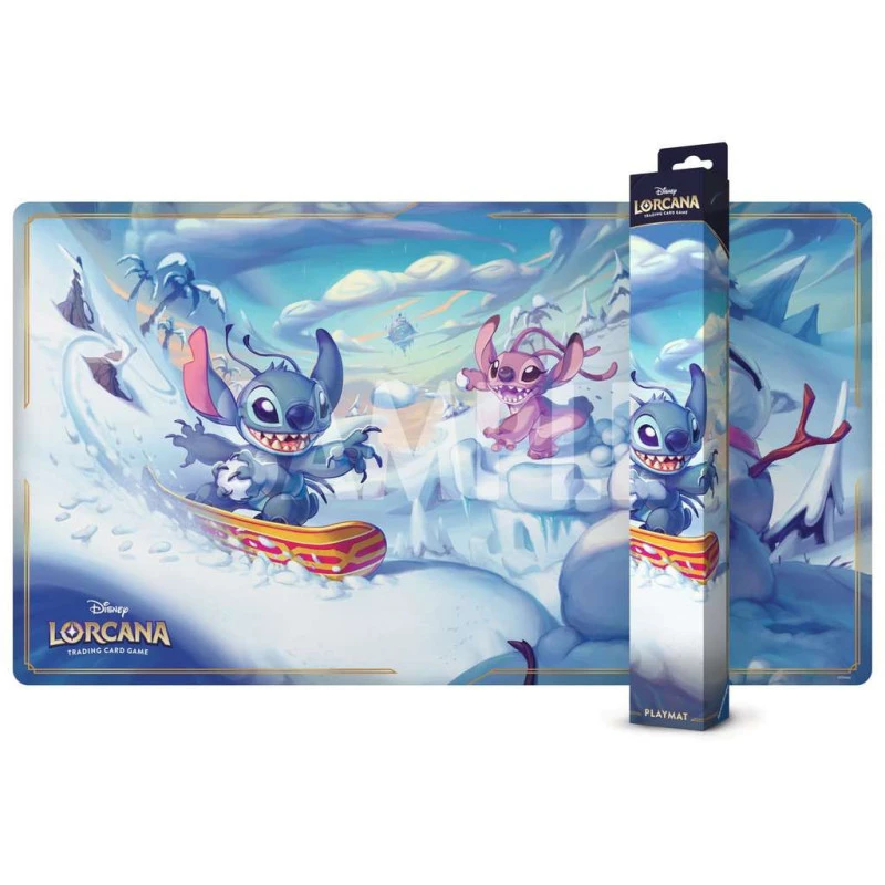 Lorcana - Hyperia City - Tapis de jeu Stitch & Angel (Playmat)