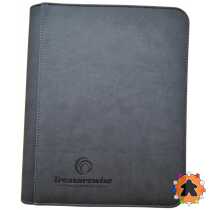 TreasureWise - WiseGuard Mini Zip - Portfolio à toploaders 4 pochettes - Gris - 112 cartes