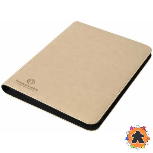 TreasureWise - WiseGuard Zip - Portfolio à toploaders 9 pochettes - Sable - 216 cartes