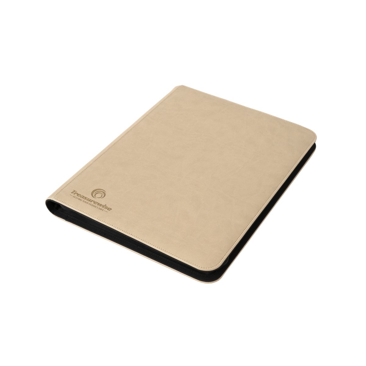 TreasureWise - WiseGuard Zip - Portfolio à toploaders 9 pochettes - Sable - 216 cartes